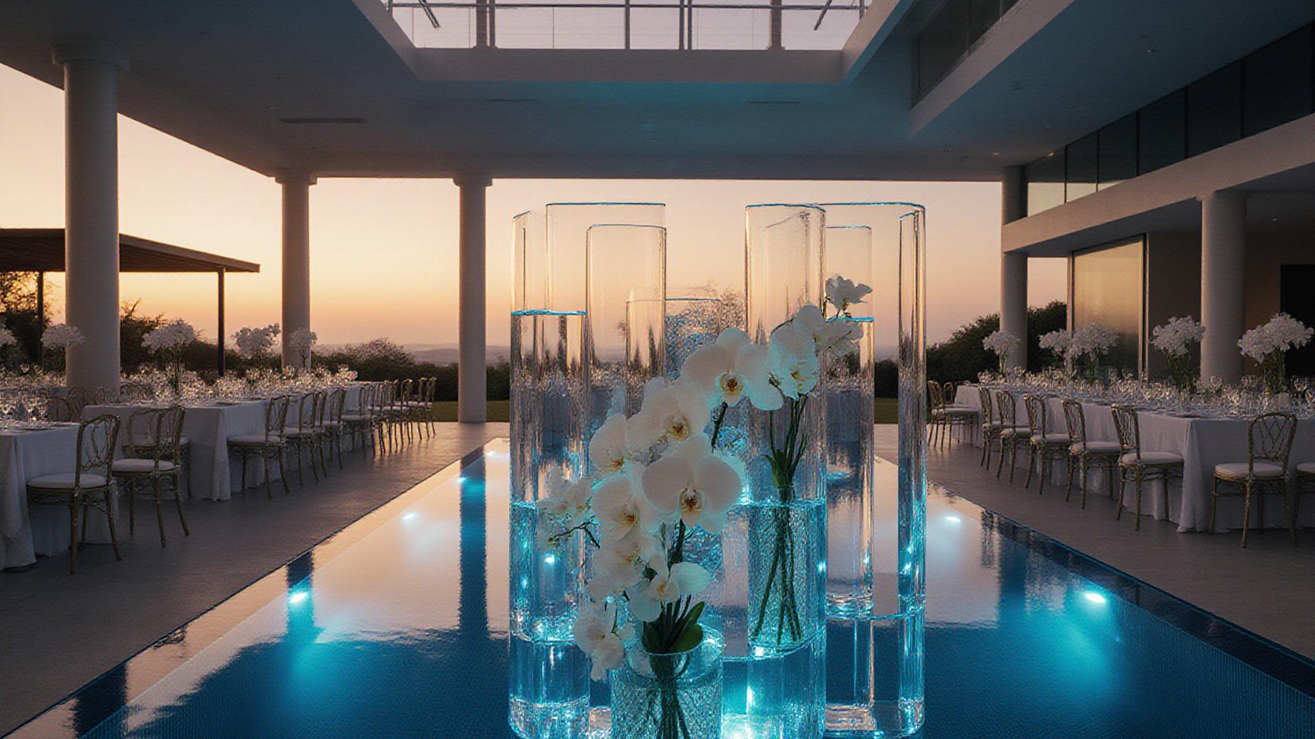 Elegant wedding reception in Johannesburg